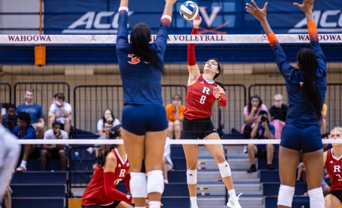 Lexi Visintine on the attack against Virginia at the Cavalier Open