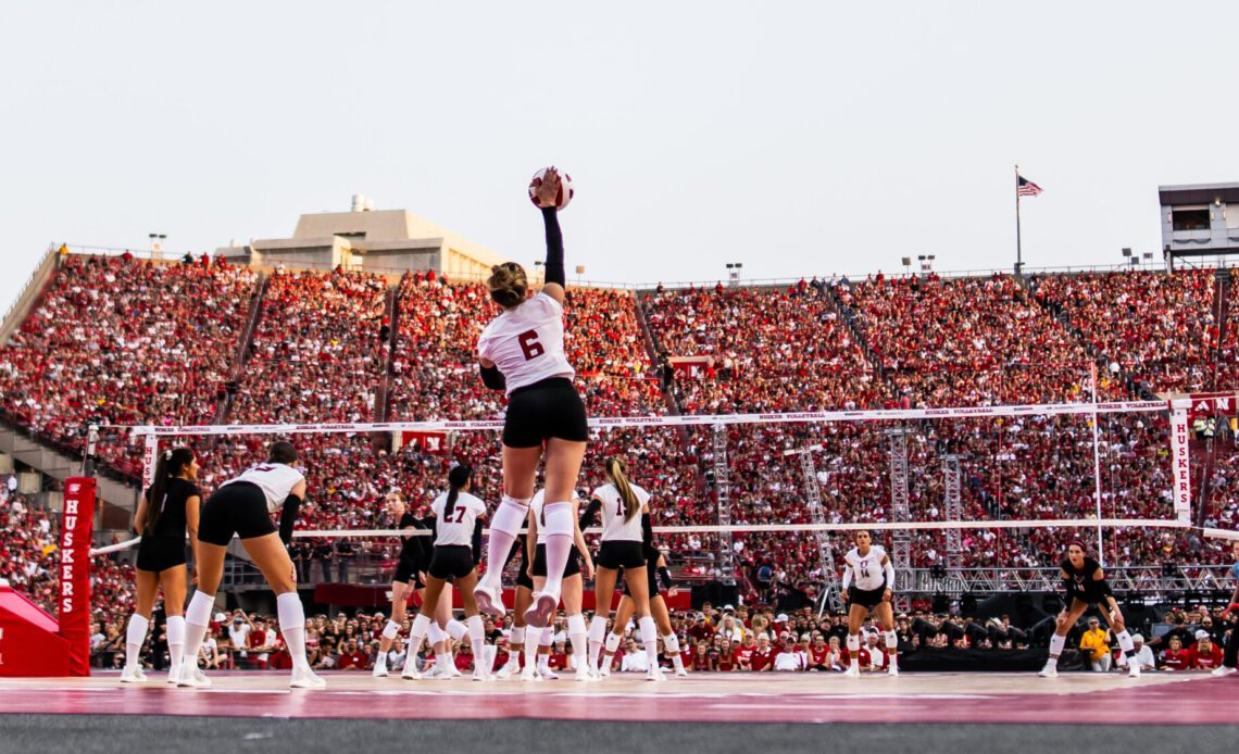 Will boffo Nebraska stadium event lead to better volleyball TV coverage?