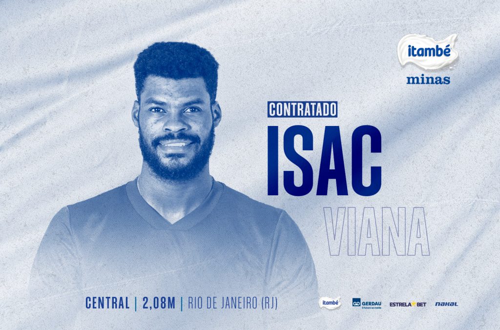 WorldofVolley :: BRA M: Isac Viana Joins Itambé Minas for the 2023/24 Season