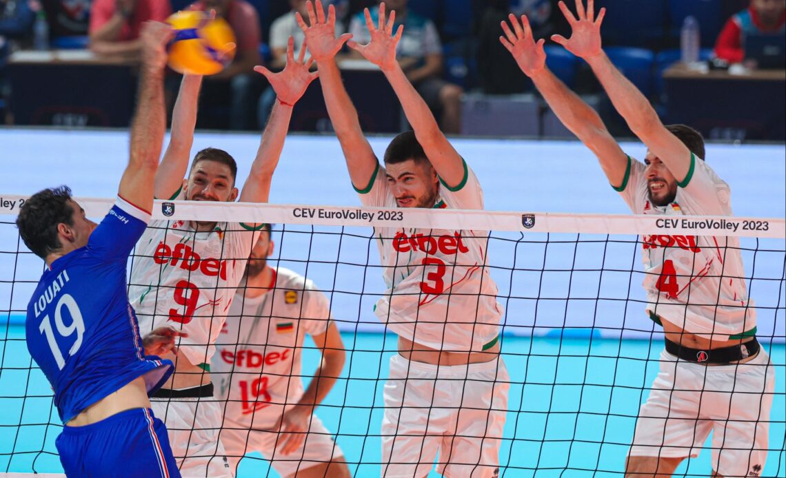 WorldofVolley :: EuroVolley M: France Sails Past Bulgaria to Reach EuroVolley 2023 Quarterfinals