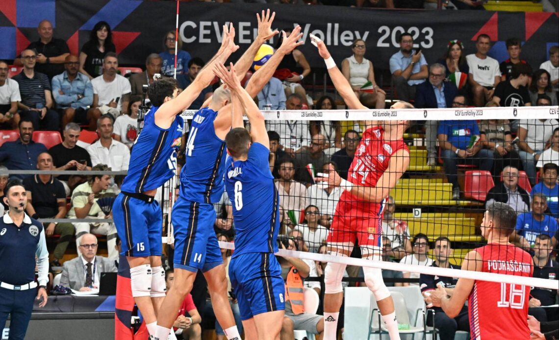 WorldofVolley :: EuroVolley M: Italy Dominates Serbia in European Volleyball Championship