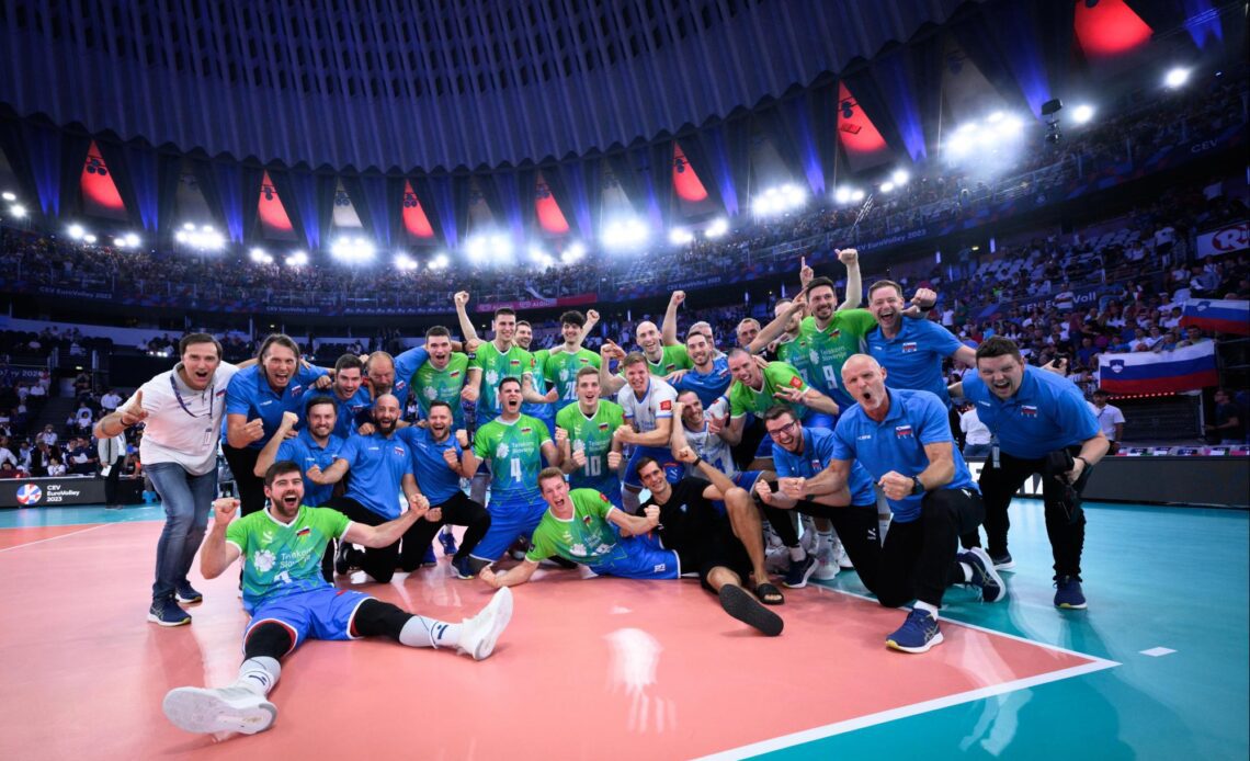 WorldofVolley :: EuroVolley M: Slovenia Seals Bronze in Thrilling Five-Set Match Against France