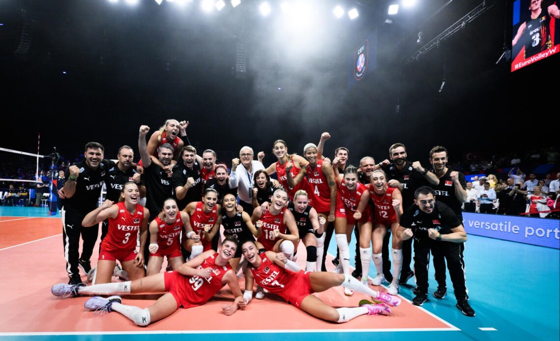 WorldofVolley :: EuroVolley W: Türkiye Defeats Italy in a Thrilling EuroVolley Semi-Final, Eyes First European Crown