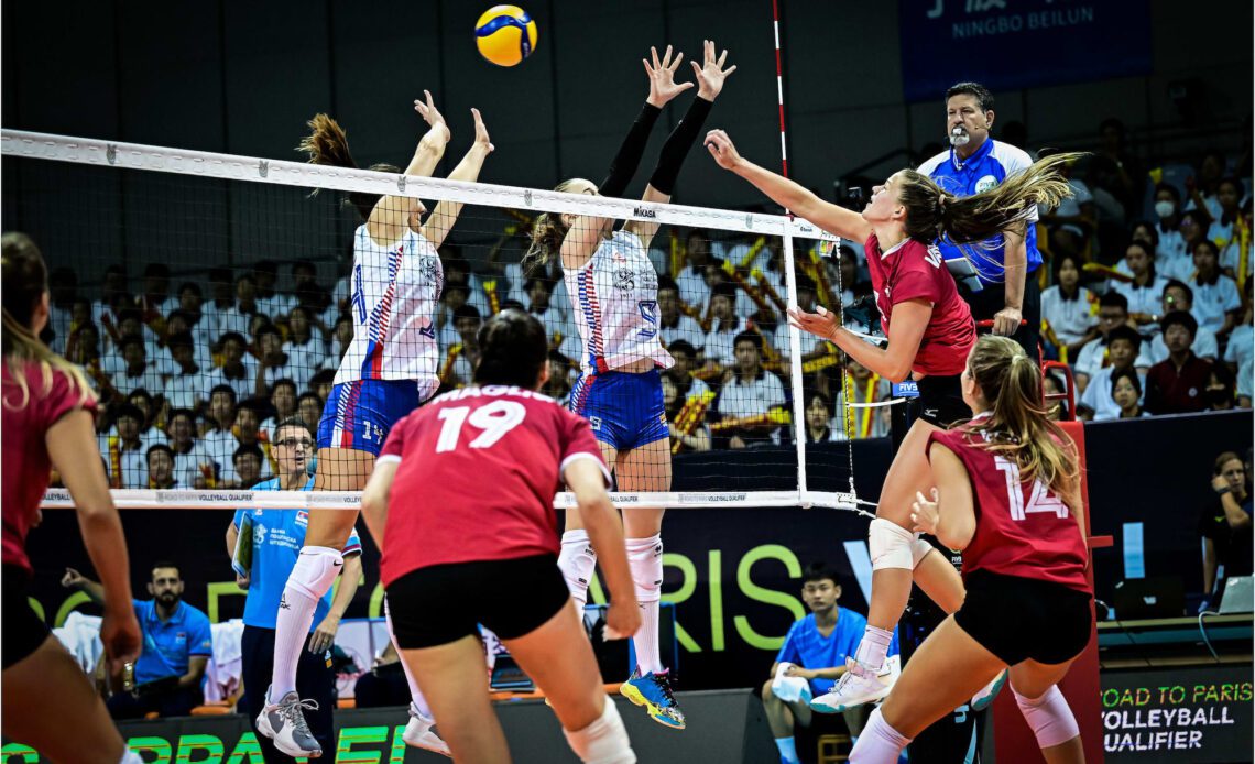 WorldofVolley :: Pool A Olympic Qualifiers: Wins for Serbia, Dominican Republic, Netherlands, and China