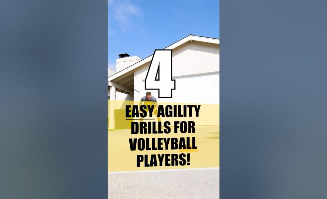4 Easy Agility Drills for Volleyball Players