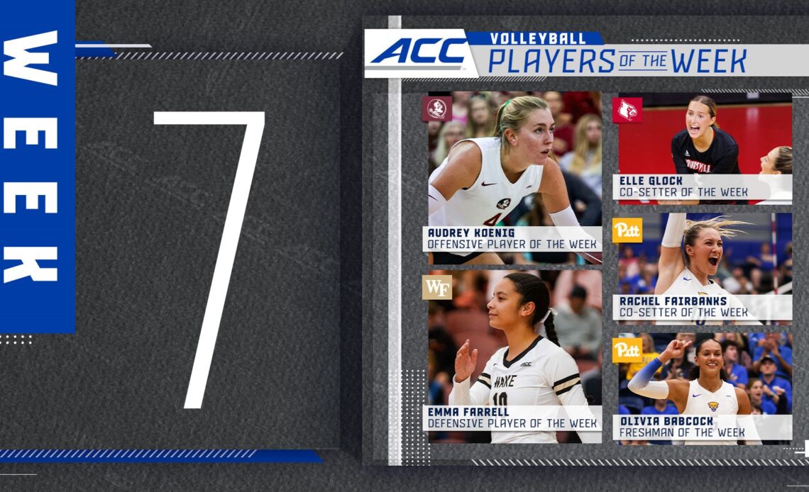 ACC Unveils Volleyball Players of the Week