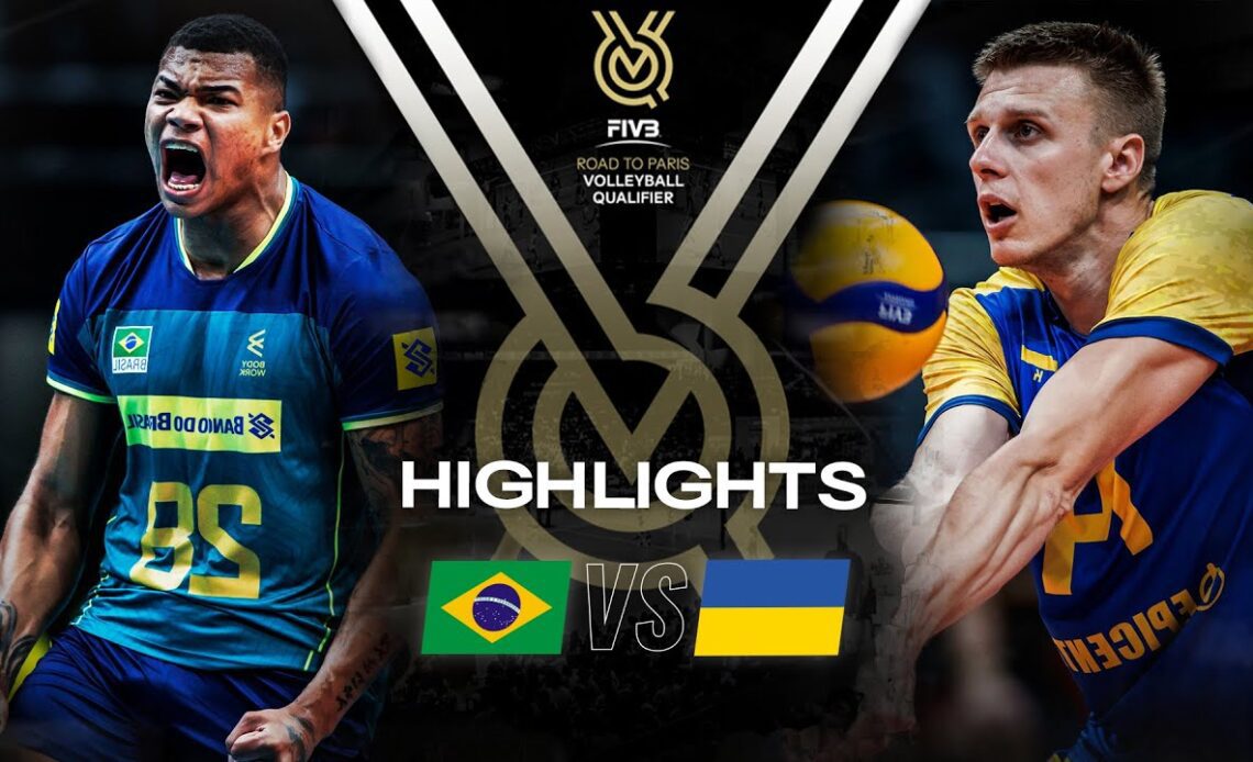 🇧🇷 BRA vs. 🇺🇦 UKR - Highlights | Men's OQT 2023