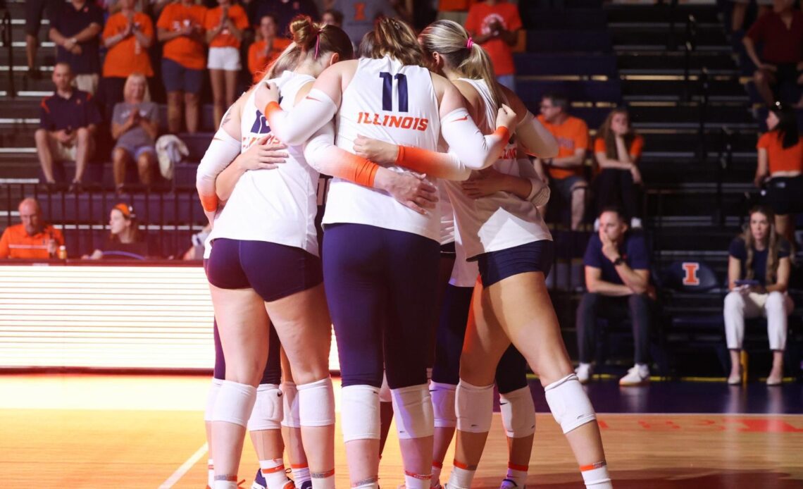 Battle at #19 Purdue Up Next for Illinois Volleyball