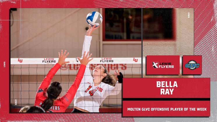 Bella Ray Named Molten GLVC Volleyball Offensive Player of the Week