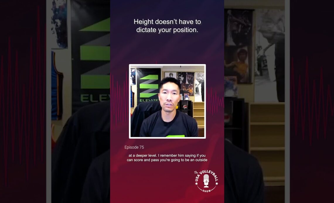 Coach Donny Hui | Height doesn't have to dictate your position | The USA Volleyball Show