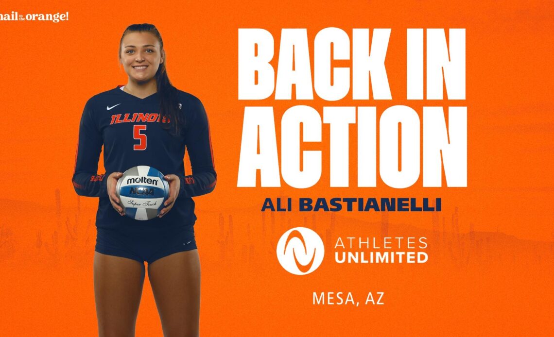 Fighting Illini Great Ali Bastianelli Selected for 2023 Athletes Unlimited Volleyball Season