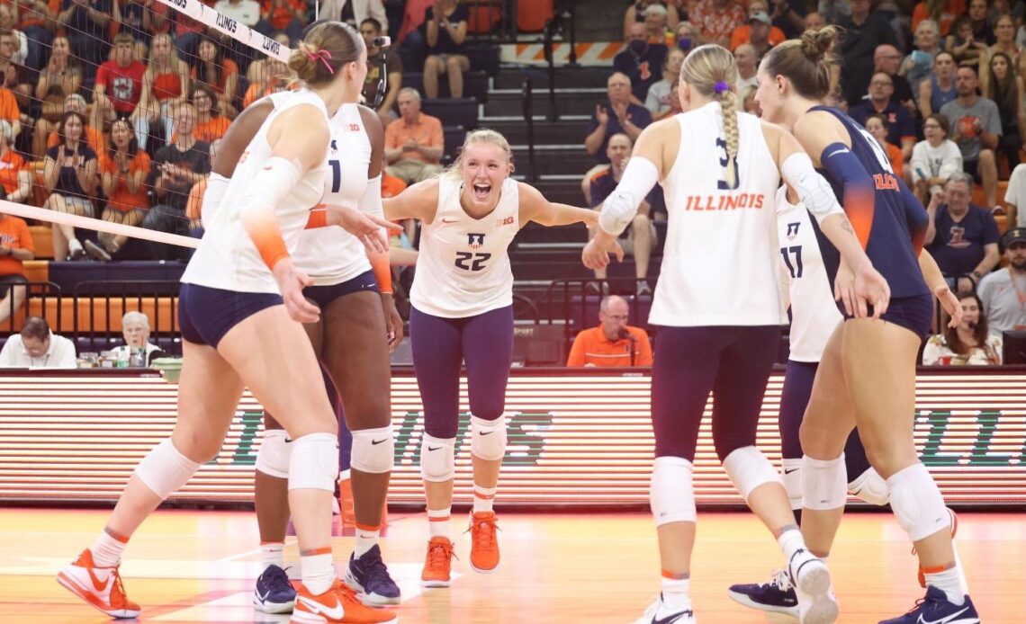 Fighting Illini Sweep Iowa on Saturday