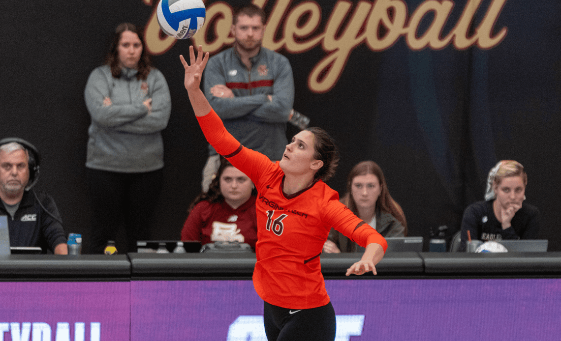 Hokies fall in 3-0 sweep to Boston College