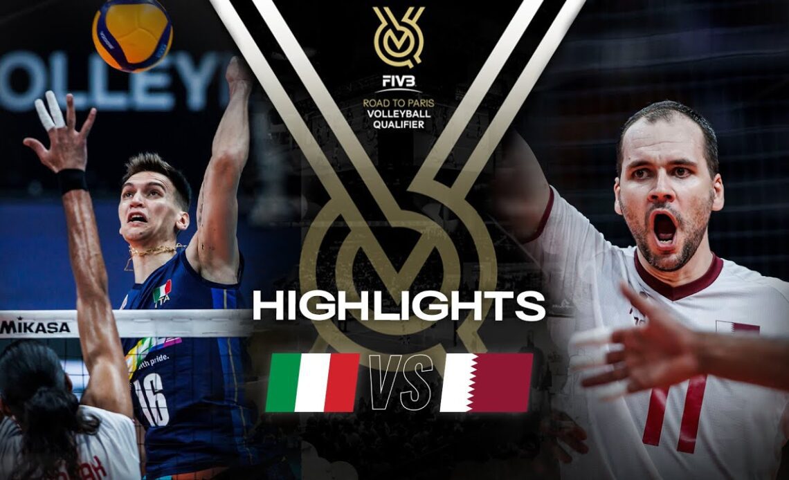 🇮🇹 ITA vs. 🇶🇦 QAT - Highlights | Men's OQT 2023