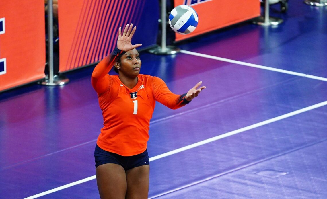 Illini Volleyball Suffers Setback Against #15 Penn State