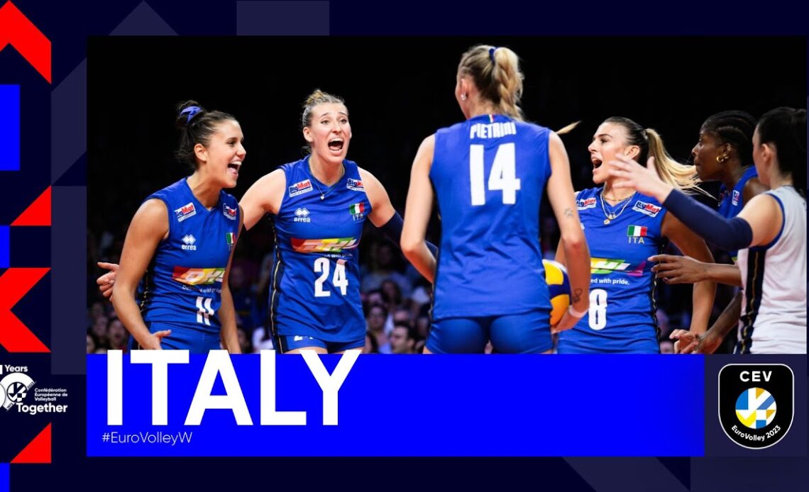 Italy's Best Moments I CEV EuroVolley 2023 Women