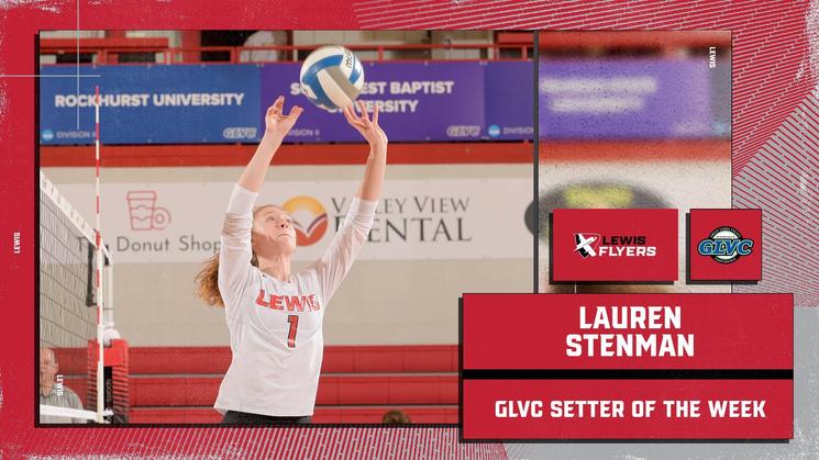 Lauren Stenman Named Molten GLVC Setter of the Week