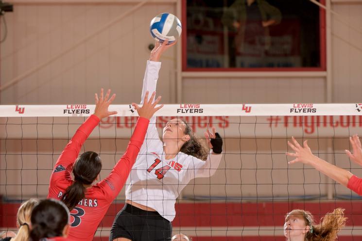 Lewis Women's Volleyball Defeats UIndy Saturday