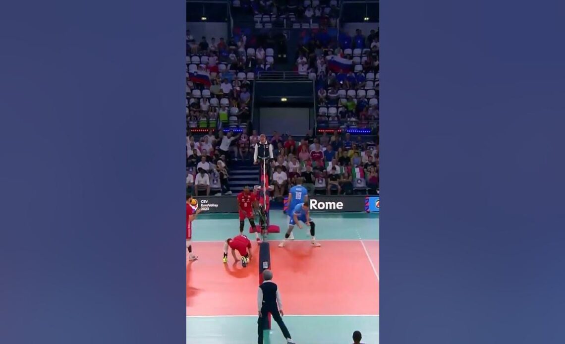 On Your Feet for This One! #short #volleyball #cevvolleyball #europeanvolleyball