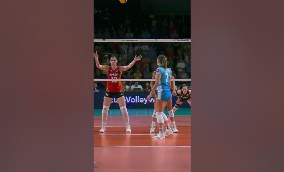 Serve Like a Pro! EuroVolley Women 2023 Edition #shorts #volleyball #eurovolleyw