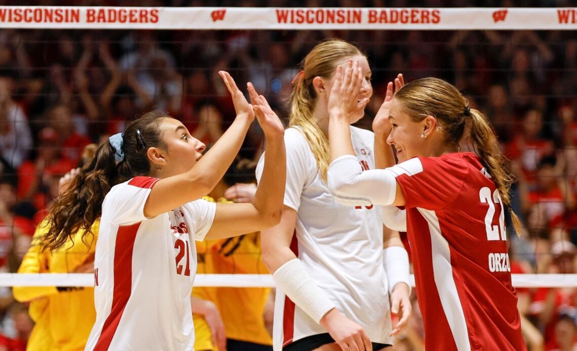 Serving up six: Badgers hit the road again