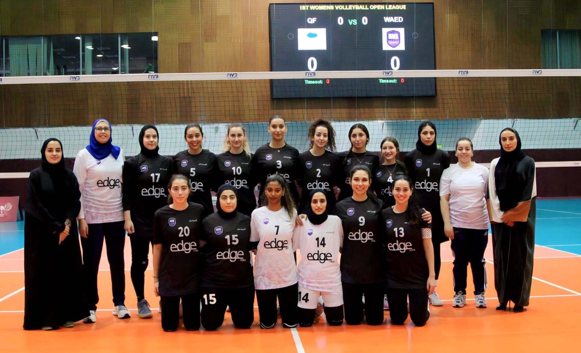 The first women's volleyball championship has taken off