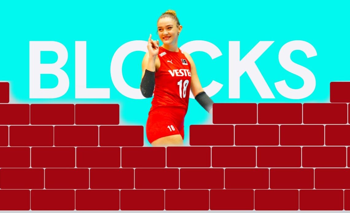 Top Volleyball Blocks of the Year I Zehra Gunes & More