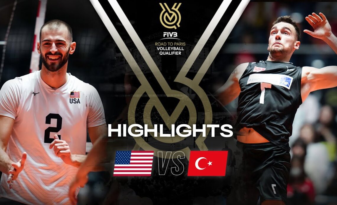 🇺🇸 USA vs. 🇹🇷 TUR - Highlights | Men's OQT 2023
