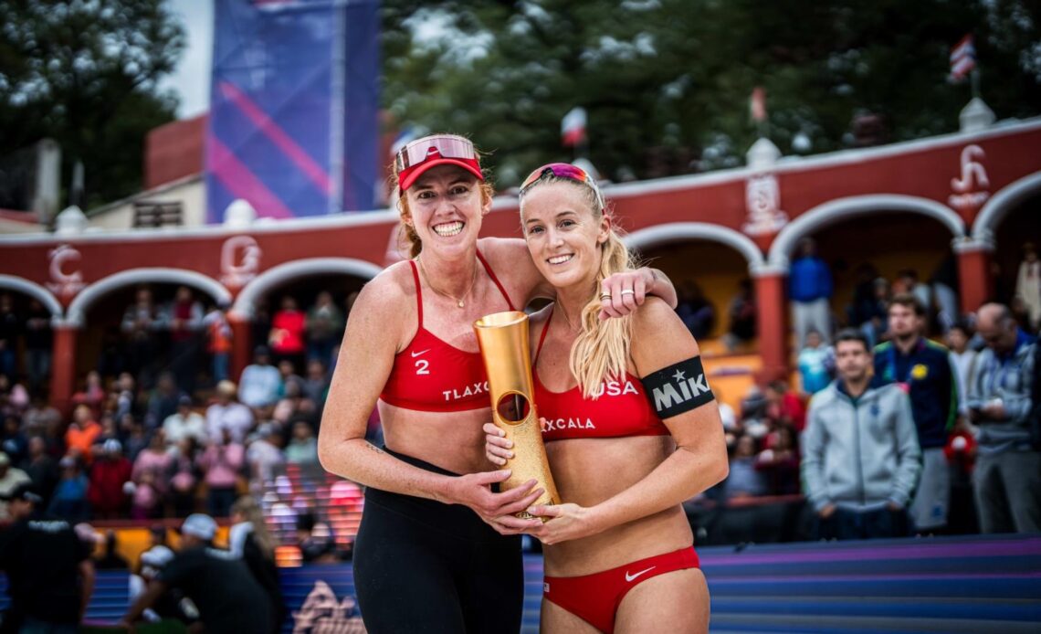 USC Beach Volleyball All-Americans Kelly Cheng and Sara Hughes Win World Championship Gold