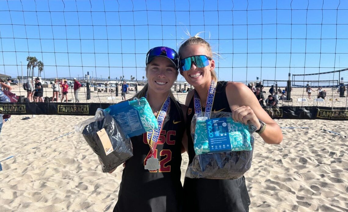 USC Beach Volleyball Takes Second at Surf City Collegiate Challenge