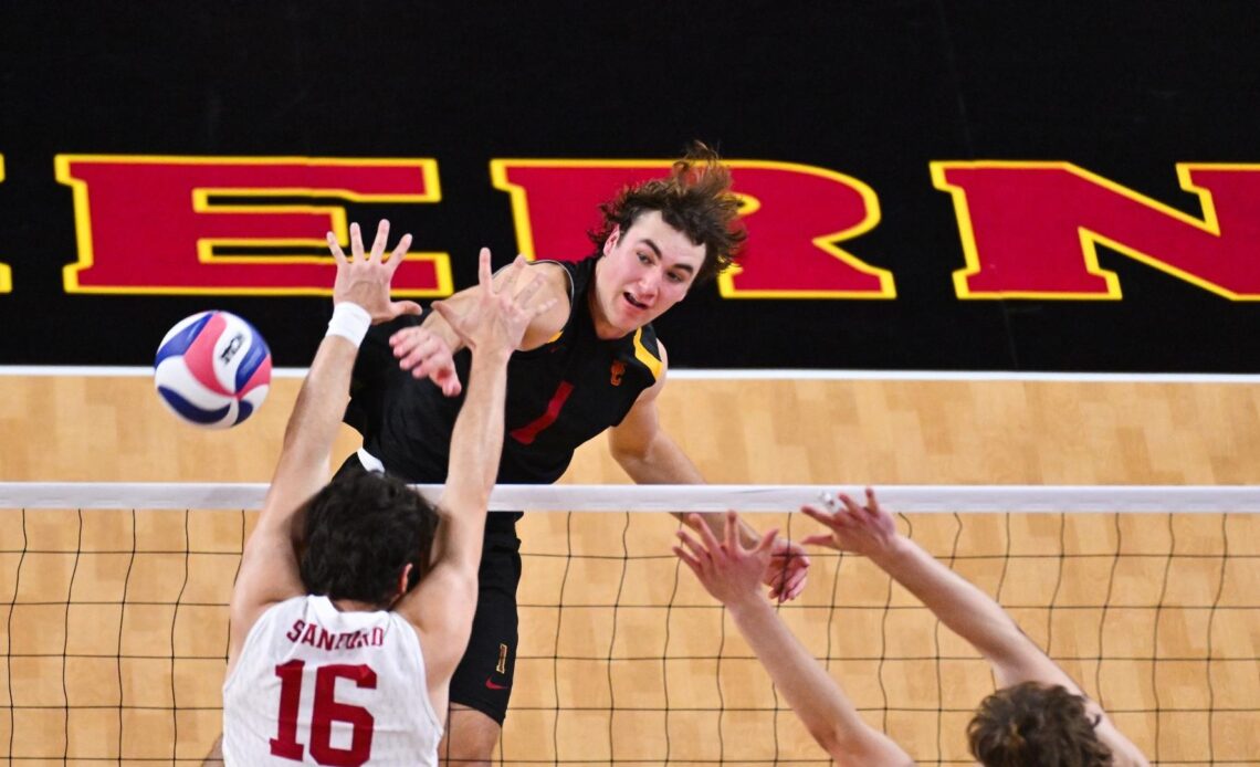 USC Men’s Volleyball Gets Fall Play Started at Walter Pyramid