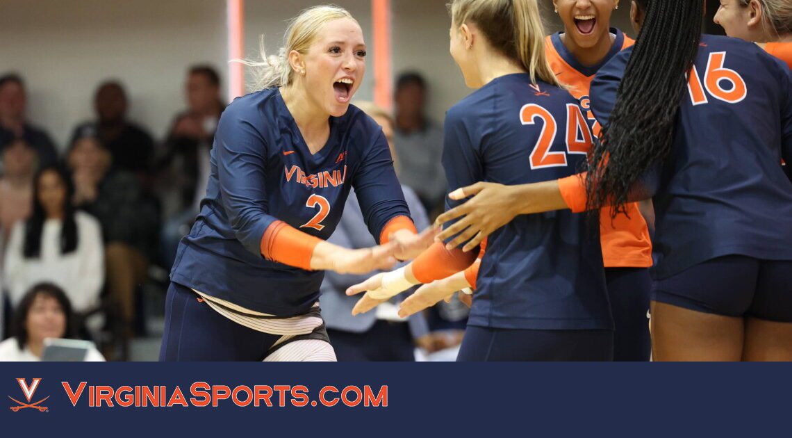 Virginia Volleyball || Cavaliers Edged in Five Sets by No. 11 Georgia Tech