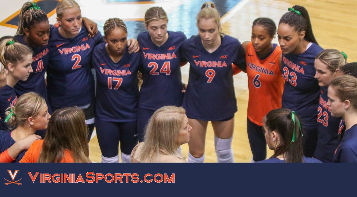Virginia Volleyball || Cavaliers Fall to Boston College in Four Sets