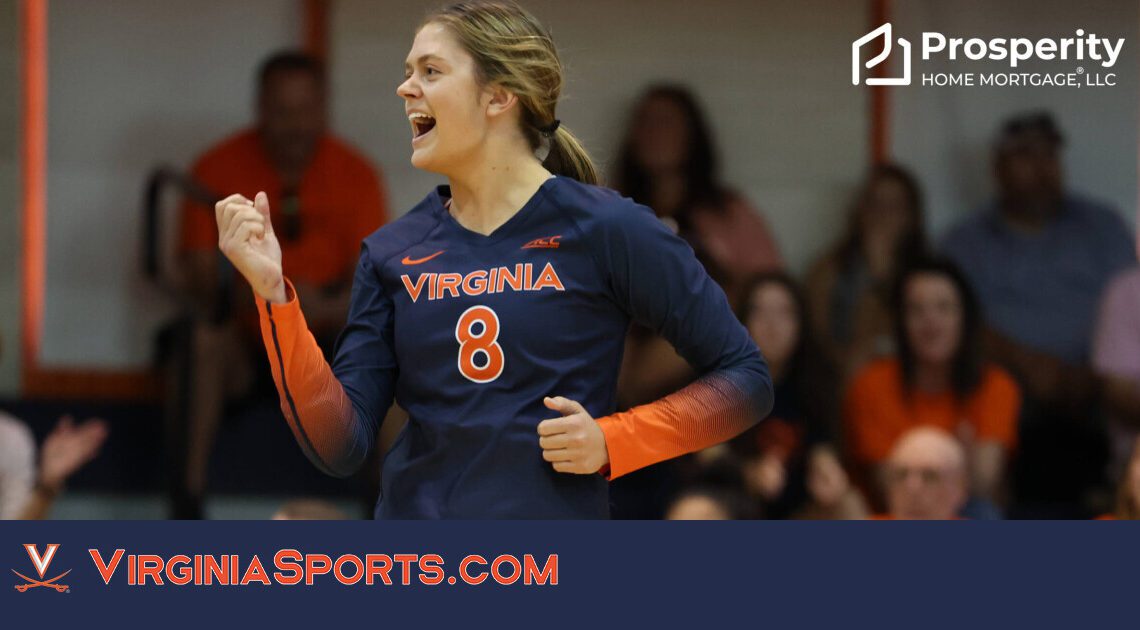 Virginia Volleyball || Virginia Travels to No. 7 Pittsburgh Wednesday, NC State Sunday
