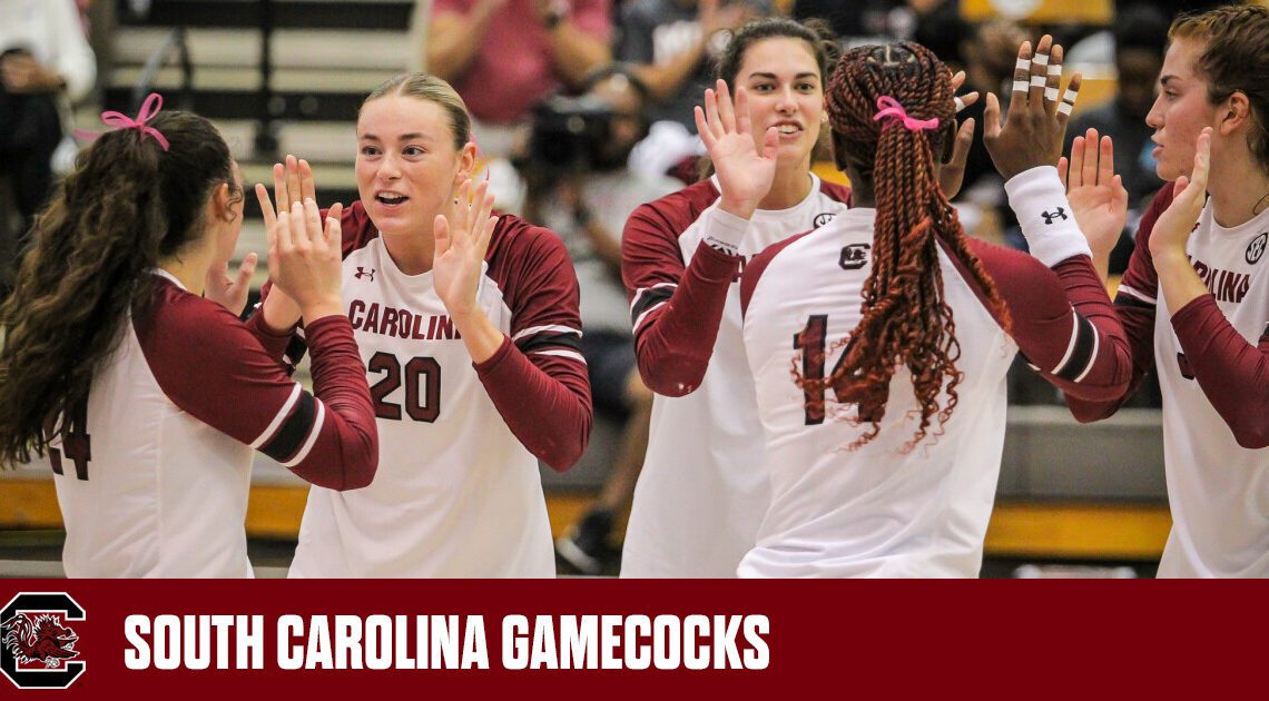 Volleyball at Texas A&M for Sunday Matchup – University of South Carolina Athletics