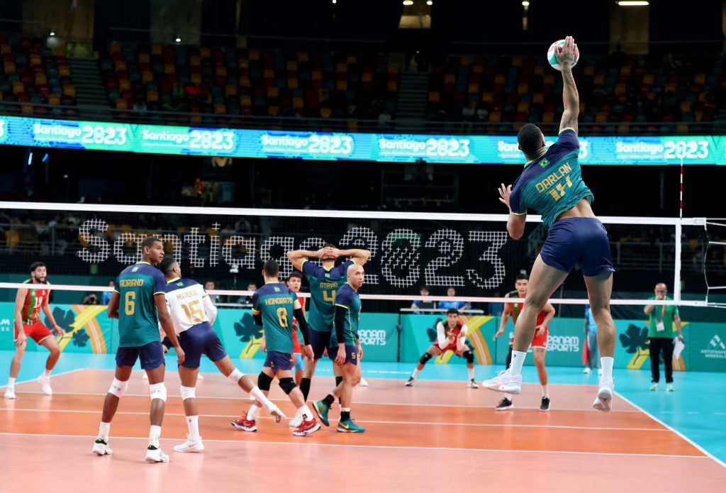 WorldofVolley :: Brazil and Cuba Triumph in 2nd Round of 2023 Pan American Games Volleyball