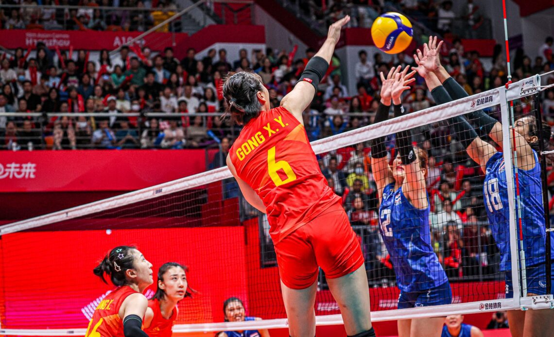 WorldofVolley :: China and Japan Set for Thrilling Final in Asian Games Women's Volleyball Tournament