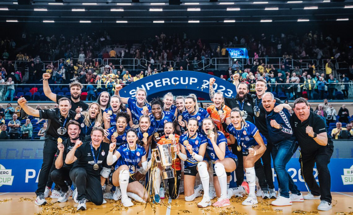 WorldofVolley :: GER W: Allianz MTV Stuttgart Triumphs in PALMBERG Supercup