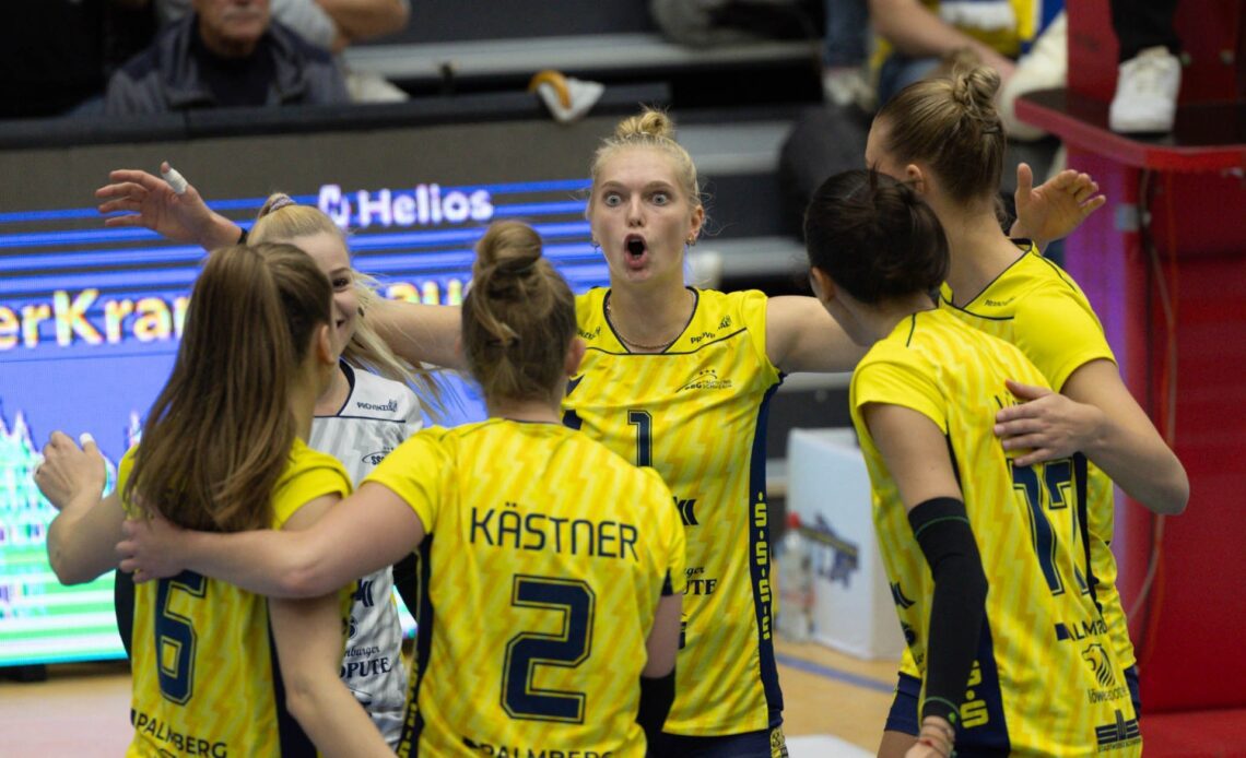 WorldofVolley :: GER W: SSC Palmberg Schwerin Dominates SC Potsdam in Bundesliga Round 3 Opener