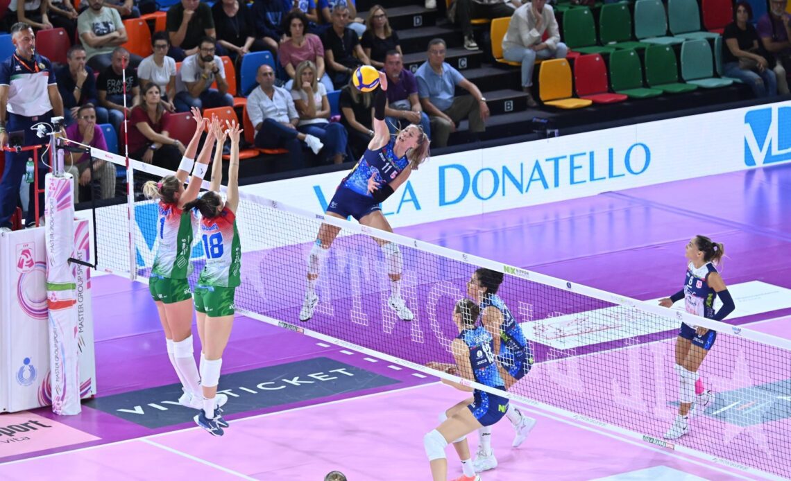 WorldofVolley :: ITA W: Antropova, Akimova Shine; Thrilling Turnarounds at Palazzo Wanny