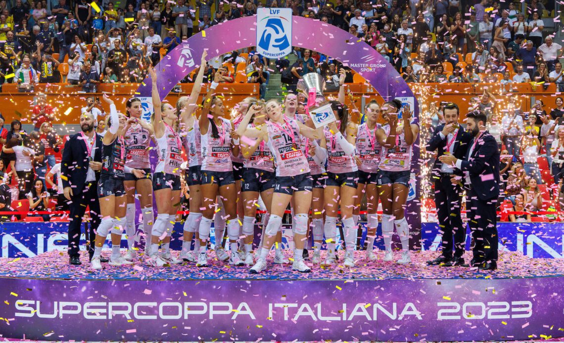 WorldofVolley :: ITA W: Imoco Conegliano Claims Italian Super Cup with 3-1 Victory Over Vero Volley Milano