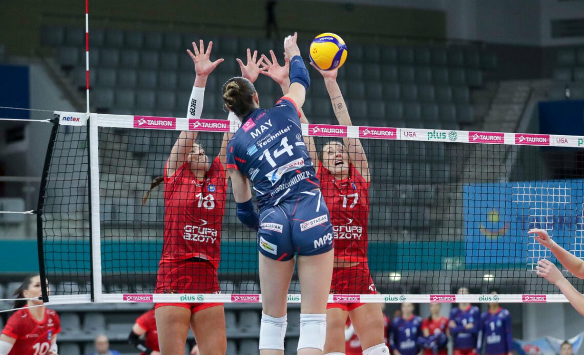 WorldofVolley :: POL W: Grot Budowlani Łódź Triumphs in Four Sets; Stal Mielec Prevails in Five-Set Battle