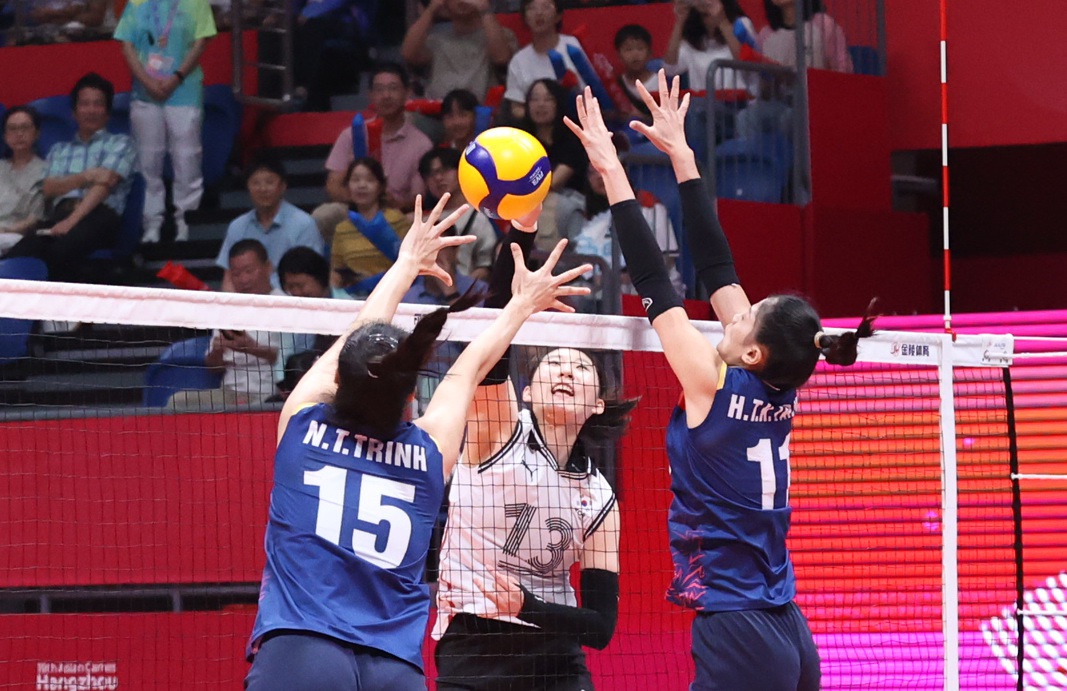 WorldofVolley :: Vietnam Seals Stunning Comeback Victory in Thrilling 19th Asian Games Women’s Volleyball Competition