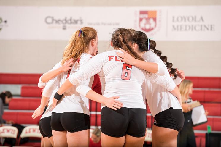 #13 Lewis Women’s Volleyball Rallies to Defeat #22 Quincy Saturday