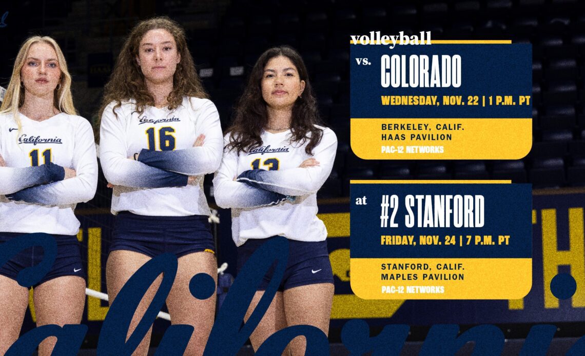 Cal Closes Out 2023 Season Against Colorado, No. 2 Stanford