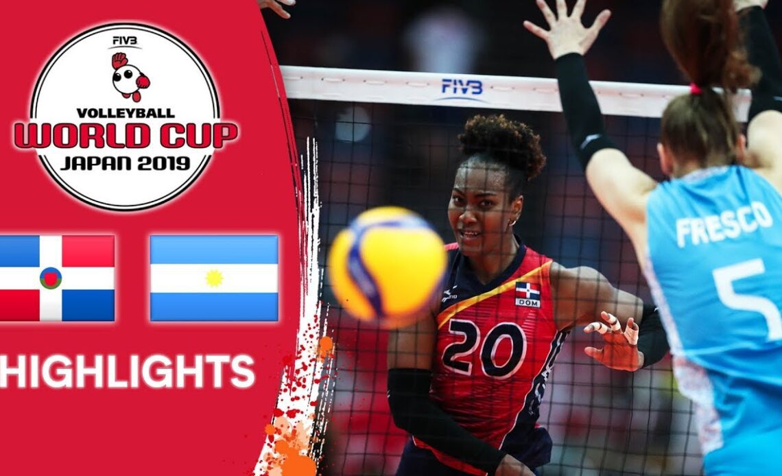DOMINICAN REPUBLIC vs. ARGENTINA - Highlights | Women's Volleyball World Cup 2019