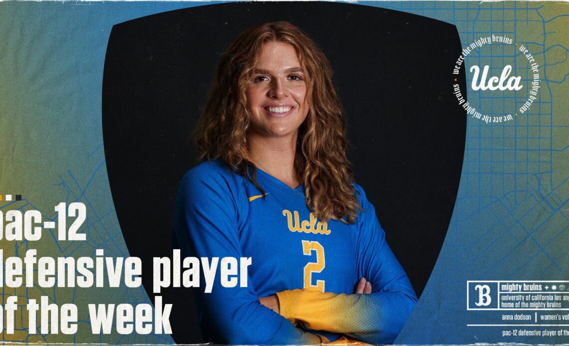 Dodson Named Pac-12 Defensive Player of the Week
