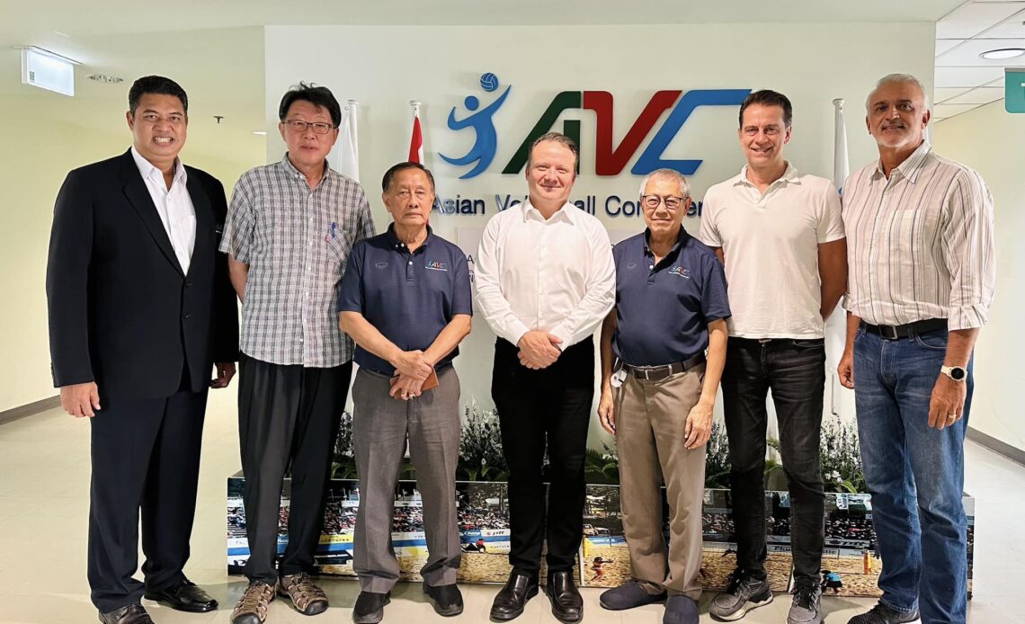 FIVB AND VOLLEYBALL WORLD OFFICIALS VISIT AVC HEADQUARTERS