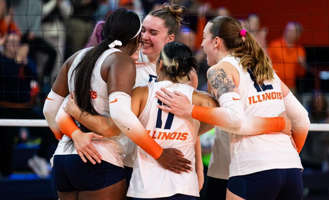 Illinois Hits the Road for Final Regular-Season Matches at Minnesota, Northwestern