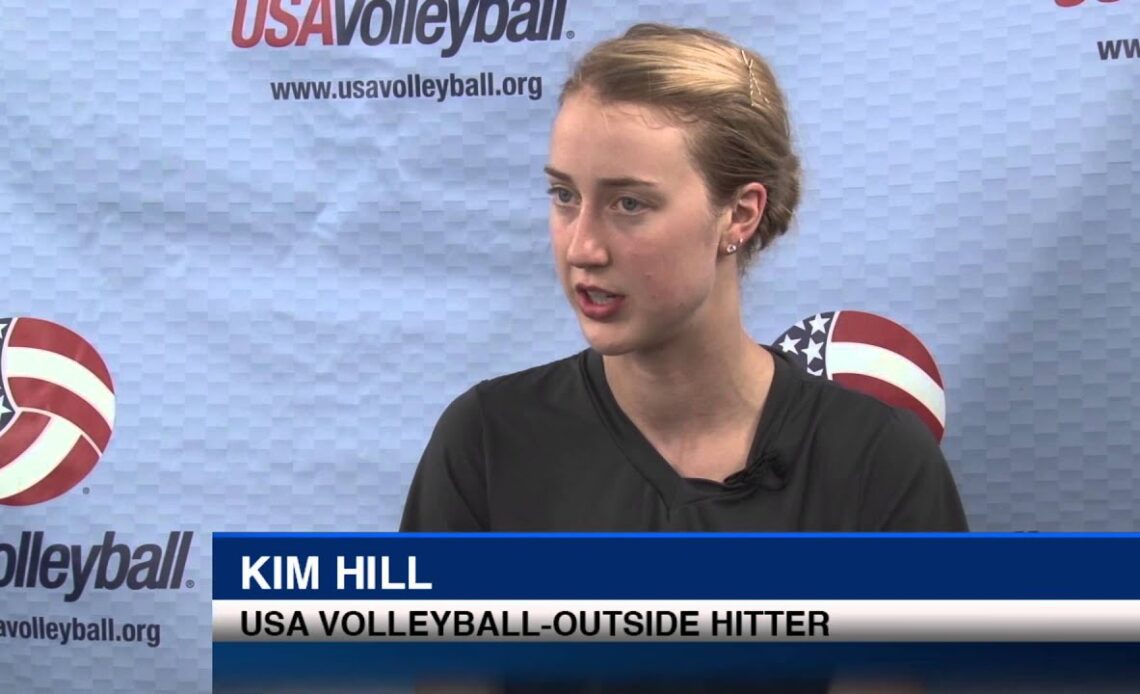 Meet Kim Hill, outside hitter for USA Volleyball